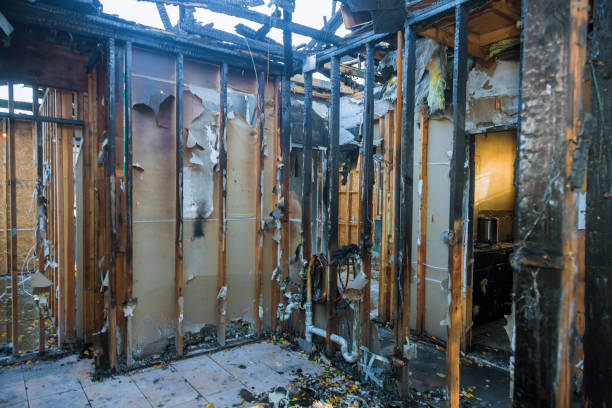 Professional Fire Damage Removal technician working in Wrightsville, GA